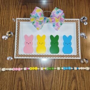 10"x16" Pastel Peep Wall Decor with 29" Peep Garland