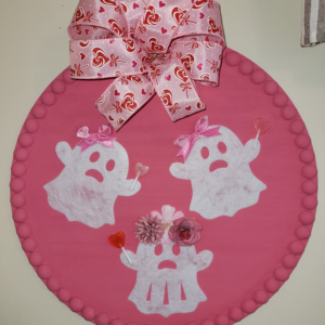 15-1/2" Be My Boo Ghost Door Round