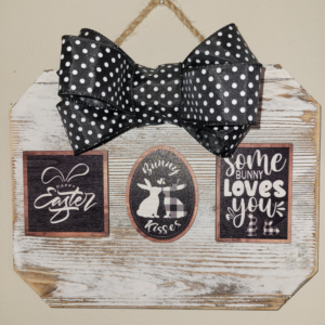 8" x 10" Bunny Kisses Wall Decor