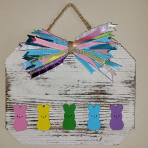 8" x 10" Pastel Peep Easter Wall Decor