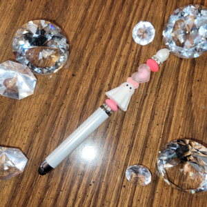 Cute Ghost With Bow and Heart Stylus Pen