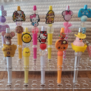 beaded pen display