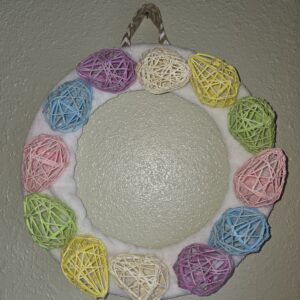 14" Pastel Easter Egg Wreath