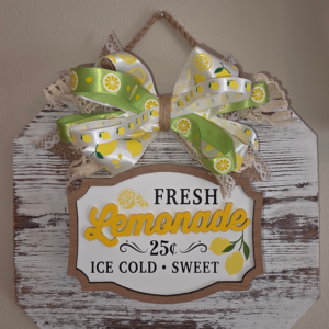 8" x 10" Summer Fresh Lemonade Wall Decor