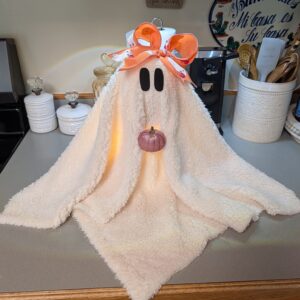 14" x 18" Light Up Summerween Ghost Decor