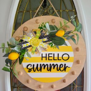17-1/2" Hello Summer Door Round