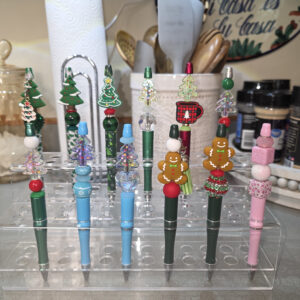 Christmas Tree and Gingerbread Man Pen Collection