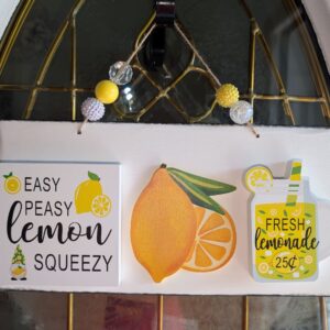 5-1/2" x 12" Summer Fresh Lemonade Sign