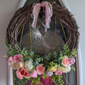 18" Summer Strawberry Field Grapevine Wreath