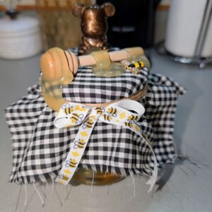 6" Honey Bee Jar Decor